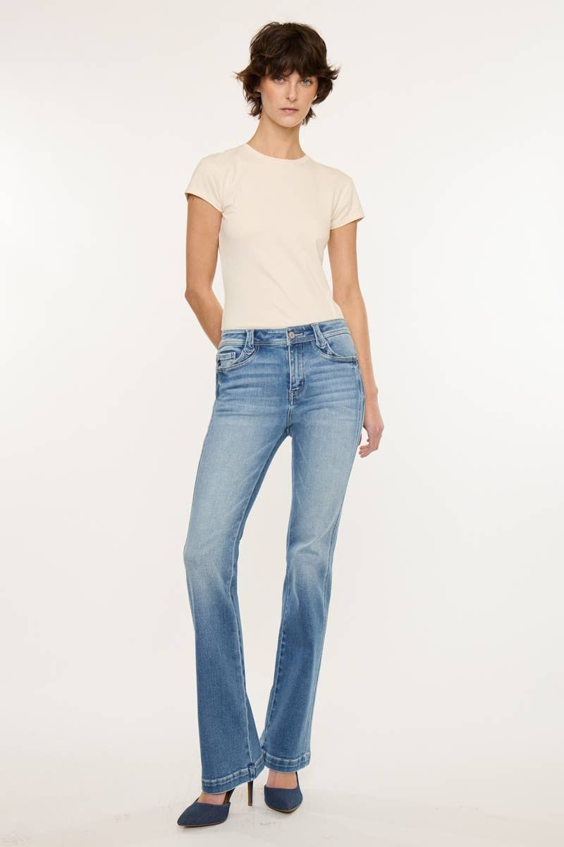 Mid-Rise Bootcut Kan Can Jeans