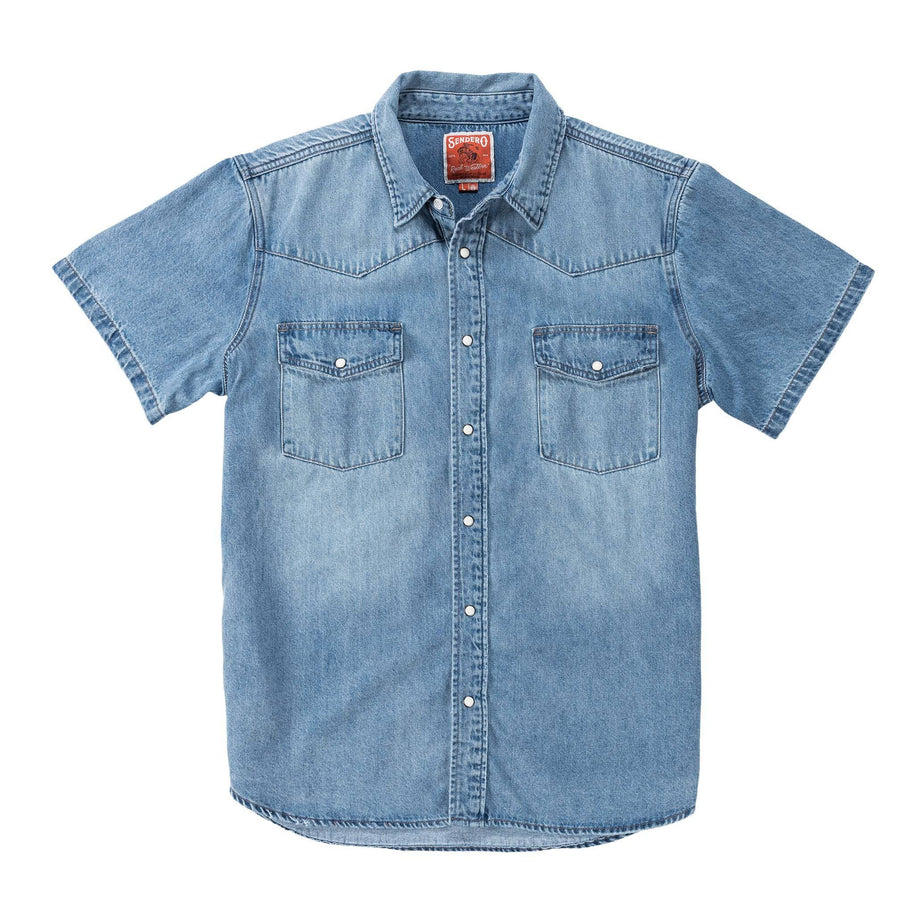 Sendero Wyatt Pearl Snap Short Sleeve