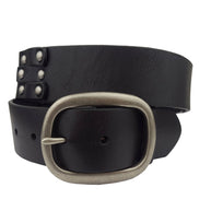 Genuine Studded Leather Belt