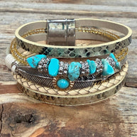 Gold Boho Multi  Bracelet
