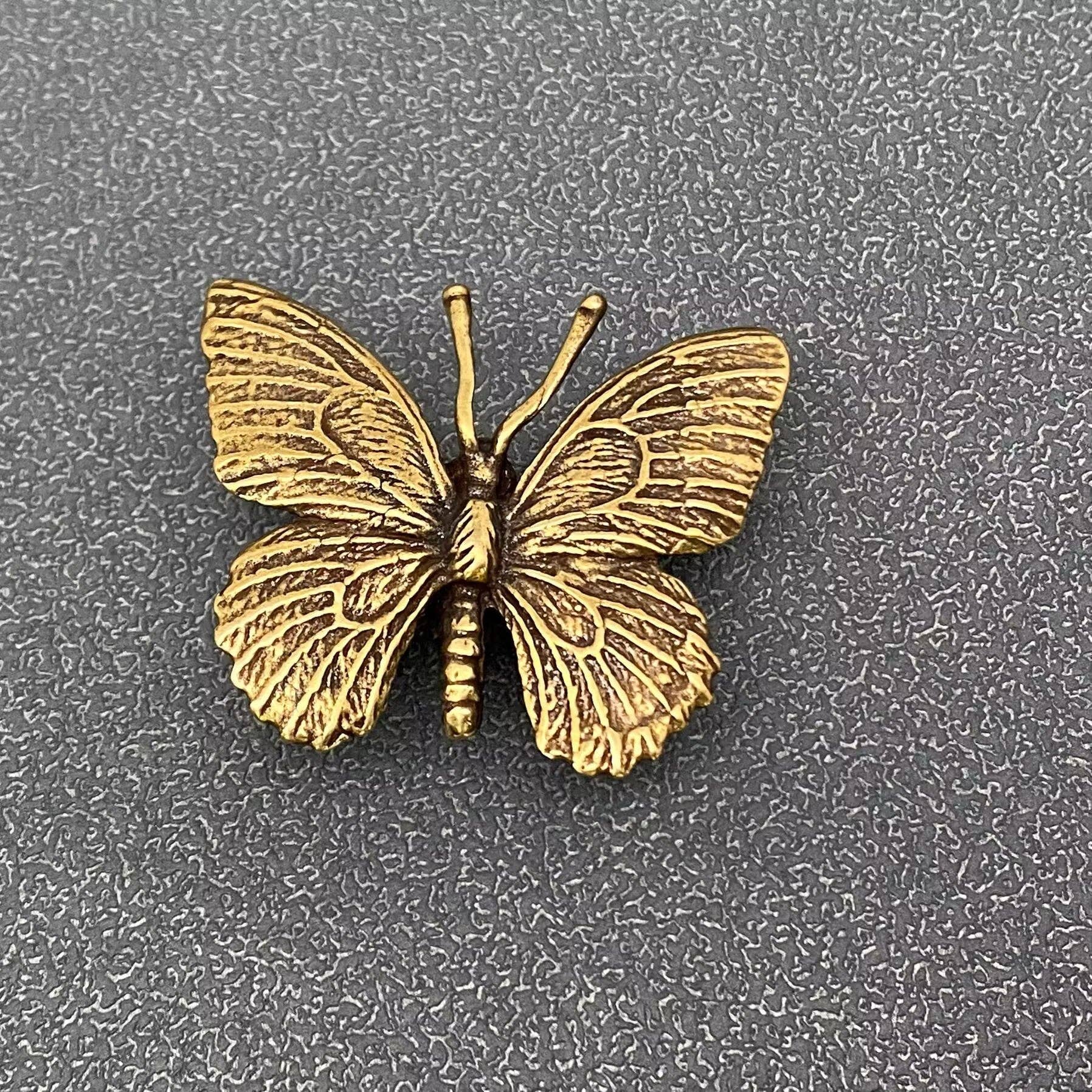 Butterfly Brass Figurine