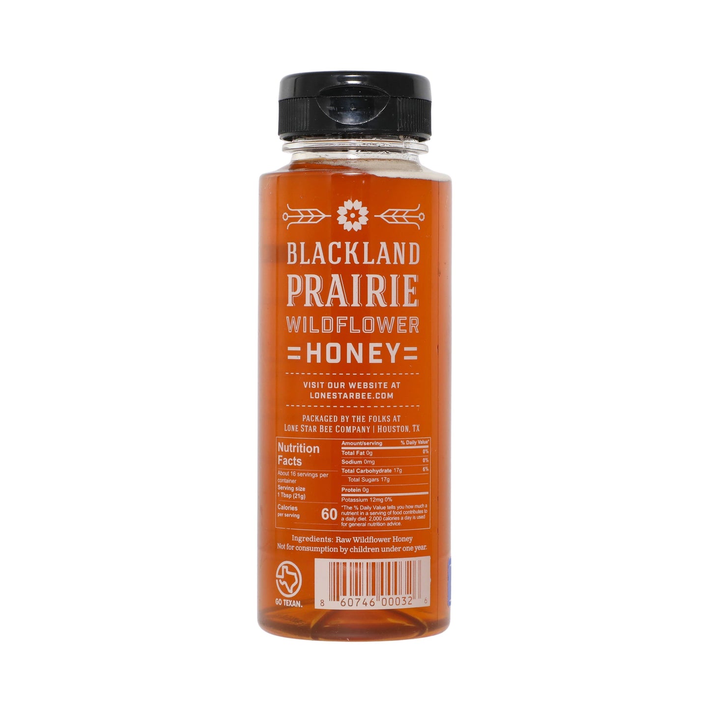 Lone Star Bee Company - (12 oz) Blackland Prairie Wildflower Honey