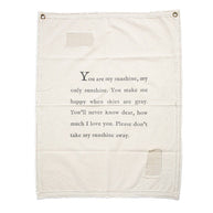 You Are My Sunshine Canvas Wall Hanging 31.5