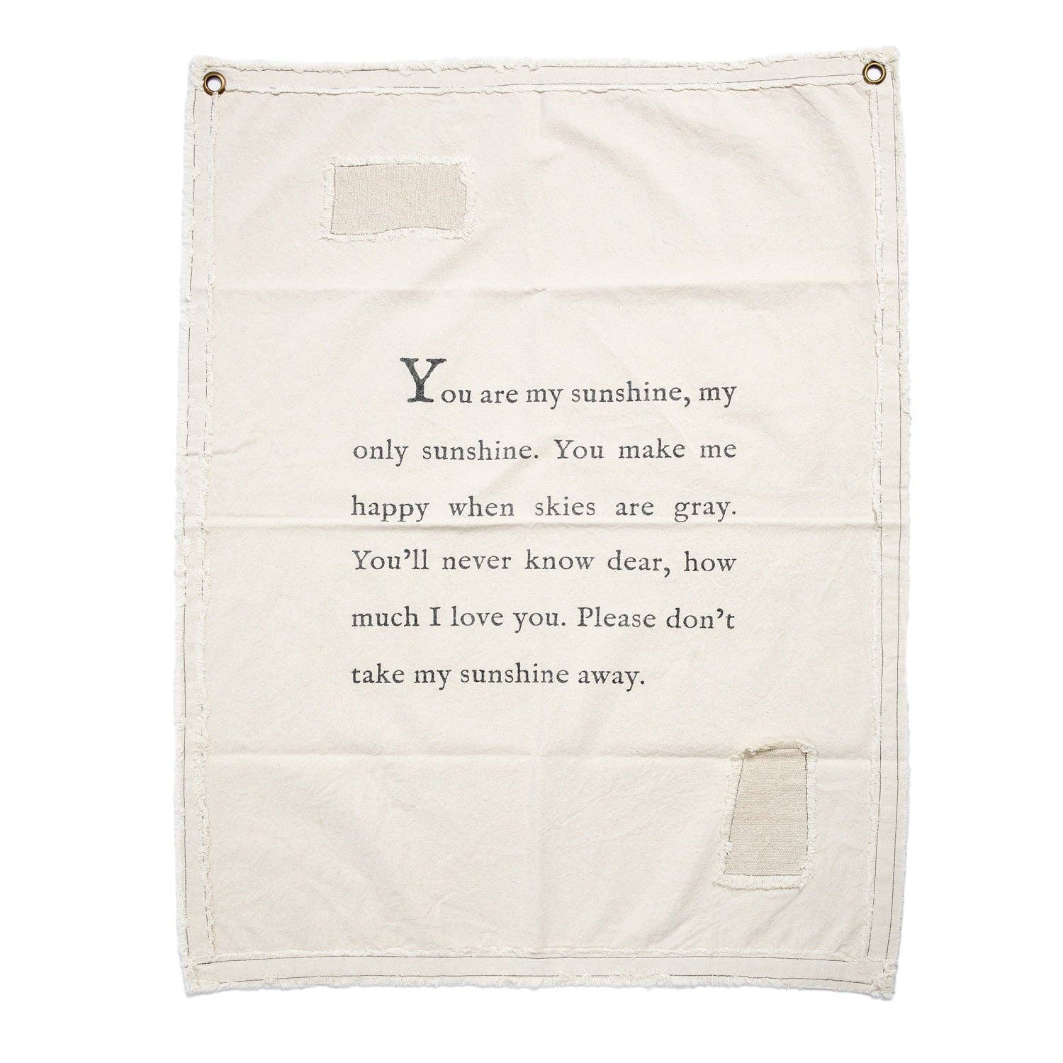 You Are My Sunshine Canvas Wall Hanging 31.5