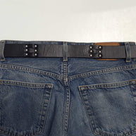 Genuine Studded Leather Belt