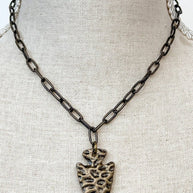 Girl Power Necklace in Bronze