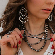 5mm Saucer Desert Pearl Necklaces