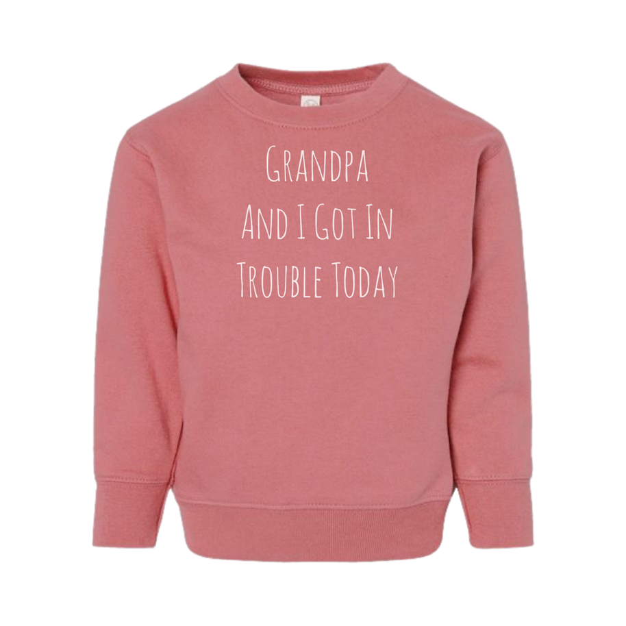 Grandpa & I Kid's Sweatshirt