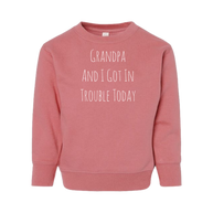 Grandpa & I Kid's Sweatshirt