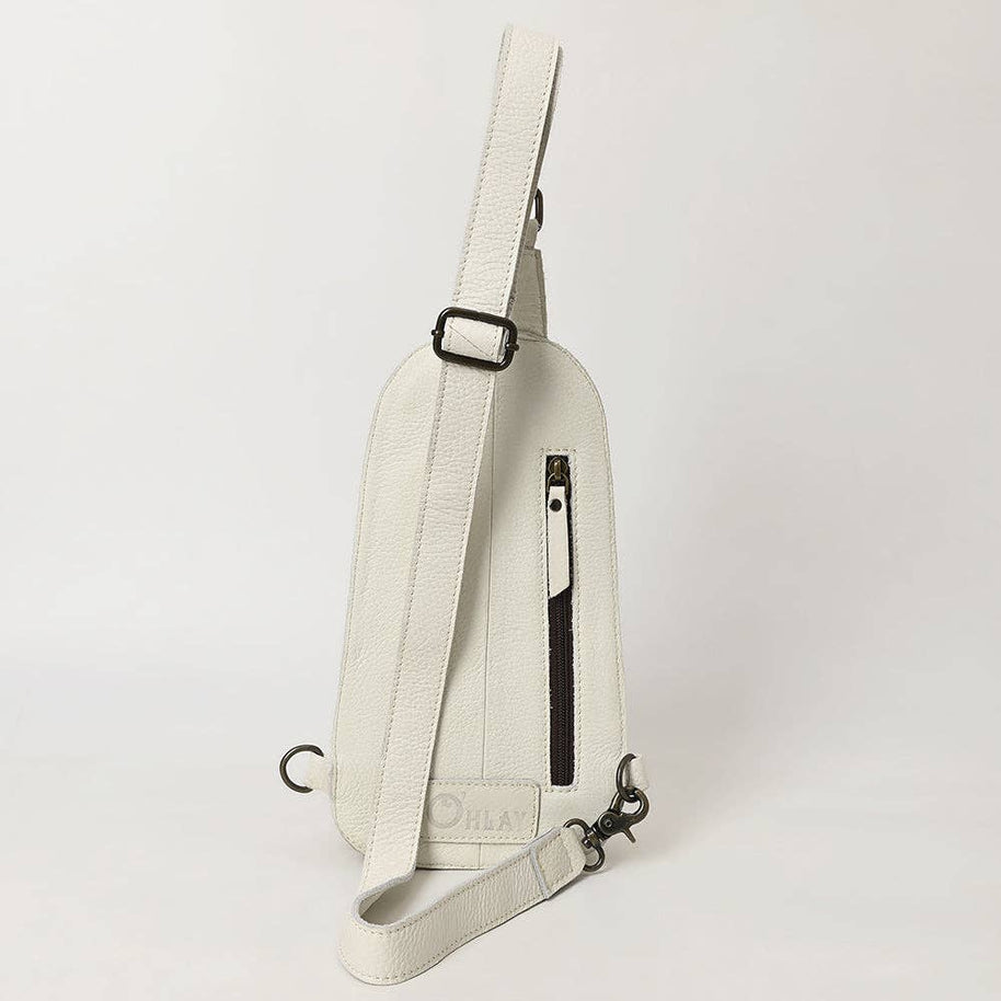 Leather Western Sling Bag