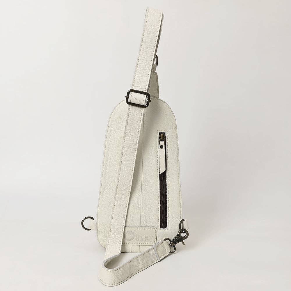 Leather Western Sling Bag