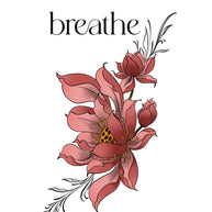 Tiny Intentions Breathe Lotus Tattoo