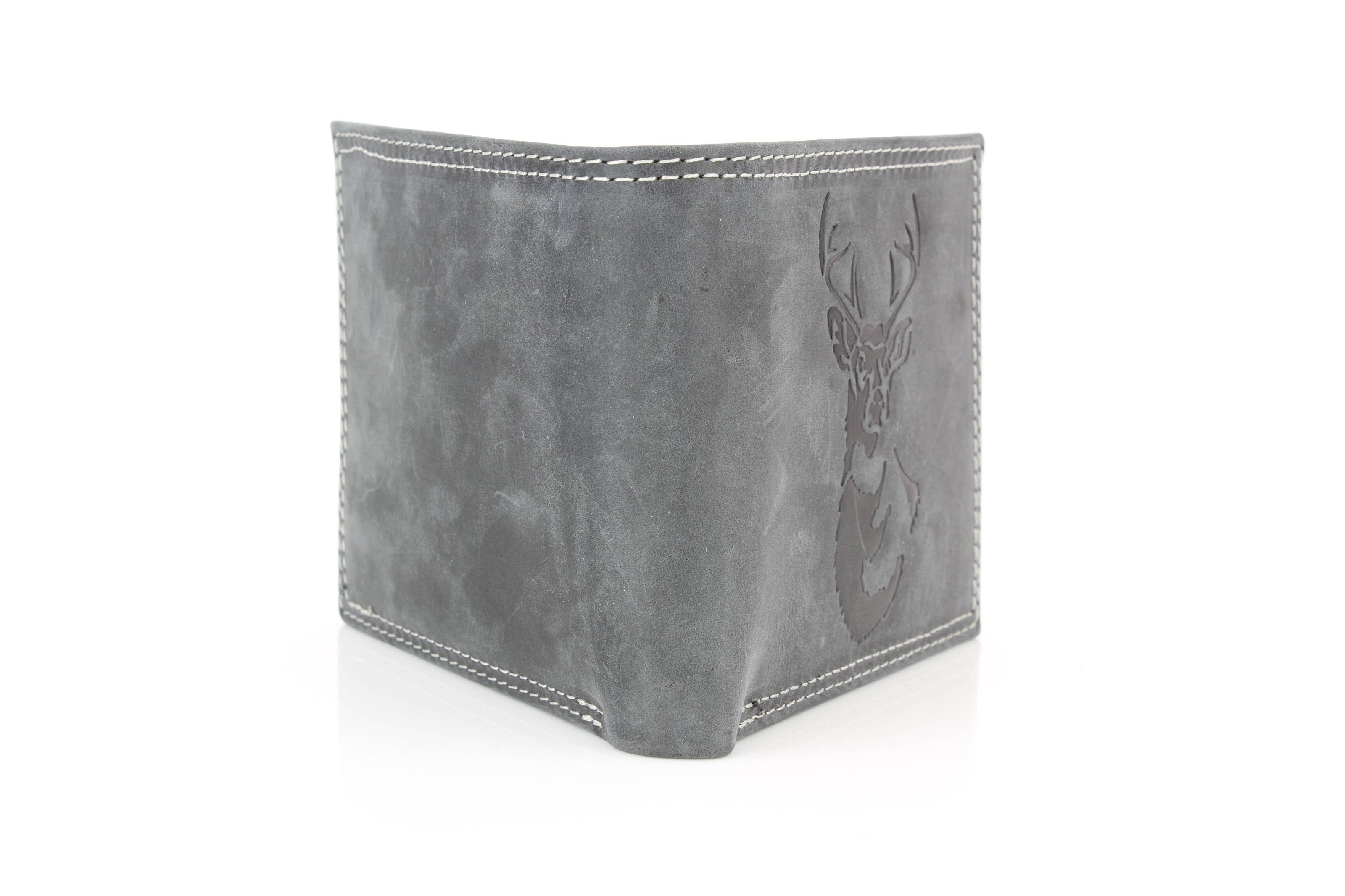 Men’s Bi-Fold Wallet with Deer