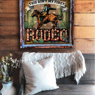 Ain't My First Rodeo Square Artwork
