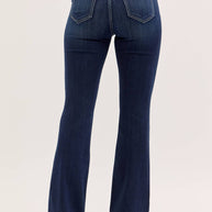 High-Rise Dark Flare Jegging