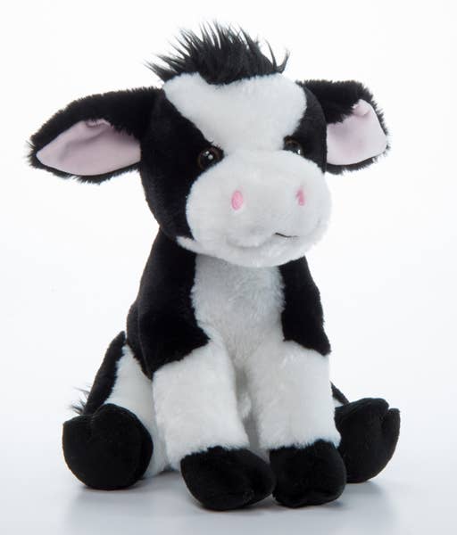 12" Wild Onez Cow Animal Stuffed plush