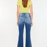 Kan Can Double Frayed Hem Jeans