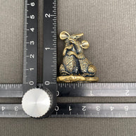 Mouse Brass Figurine