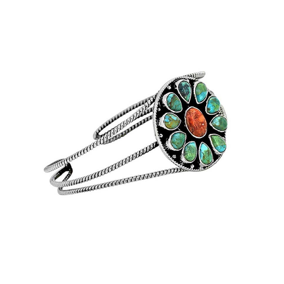 Sterling Mohave Turquoise Bangle Bracelet