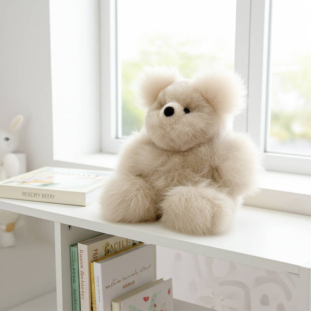 10" Small Alpaca Stuffed Animal - Bear