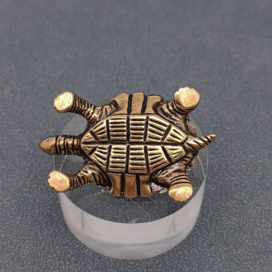 Turtle Brass Figurine
