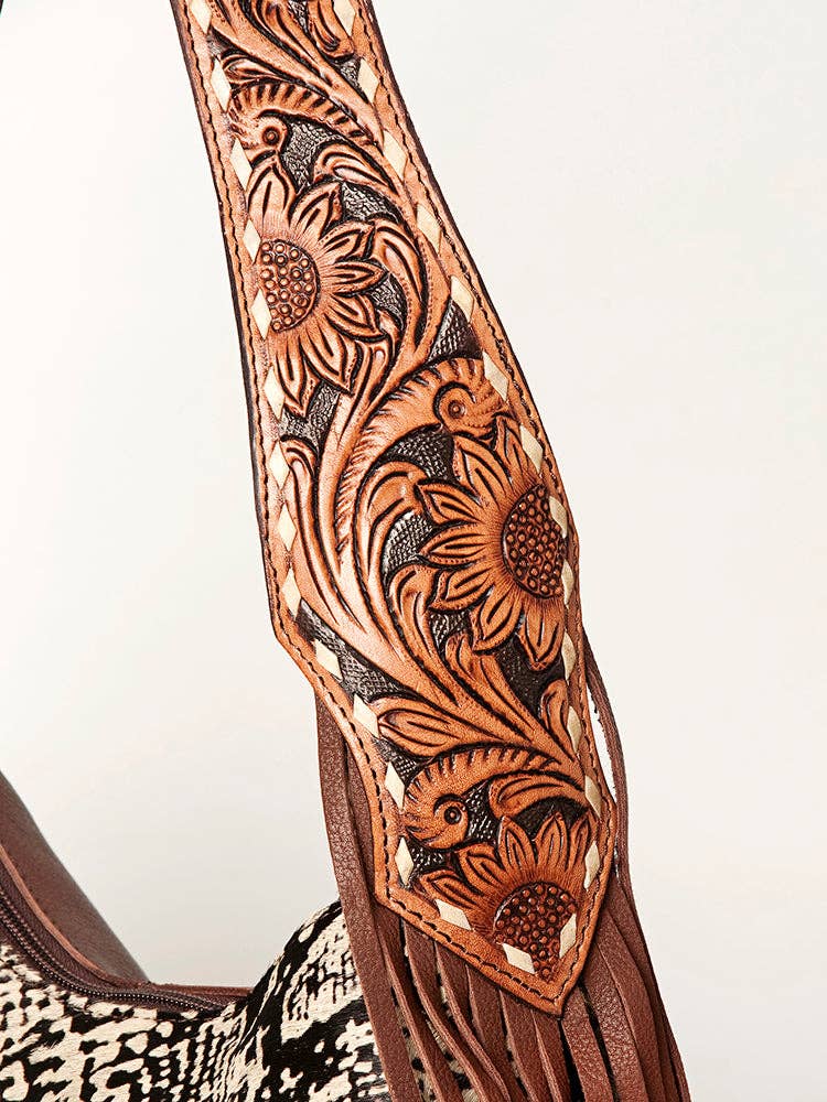 Hobo Hair On Hide Western Bag