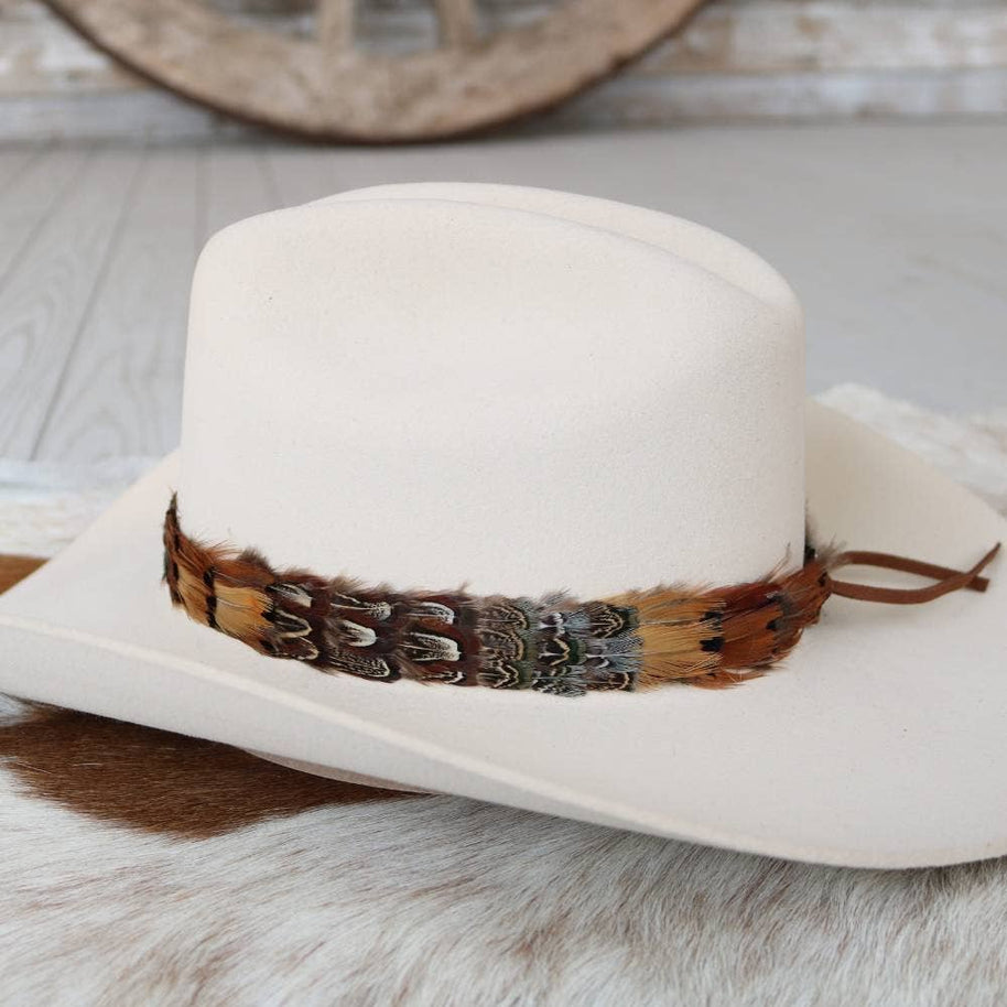 Shikoba Feather Hat Band