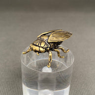 Cicada Brass Figurine