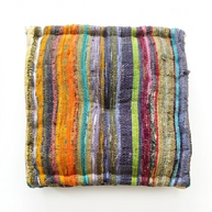 Handmade Square Floor Pillow, 16x16