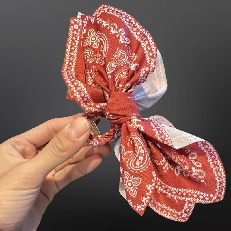 Western Paisley Claw Clip