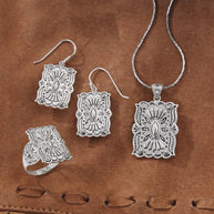 Sterling Silver Concho Ring