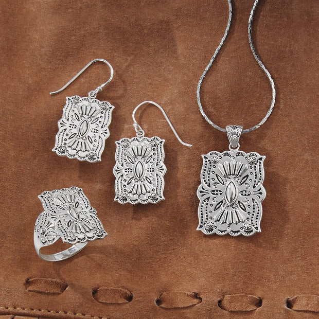 Sterling Silver Concho Ring