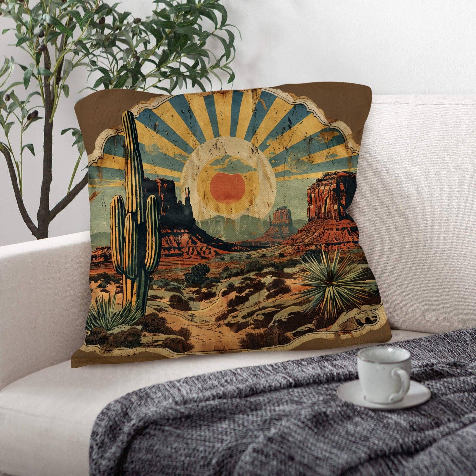 Southwestern Desert Pillow