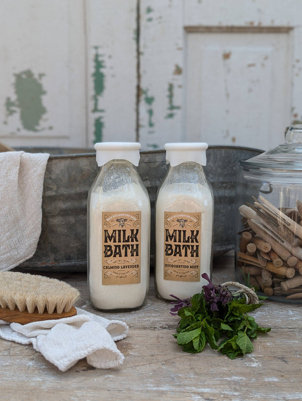 Milk Bath Soak 28 oz. - Lavender or Mint