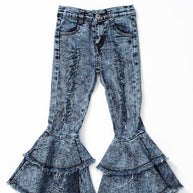 Distressed Flare Girls Jeans