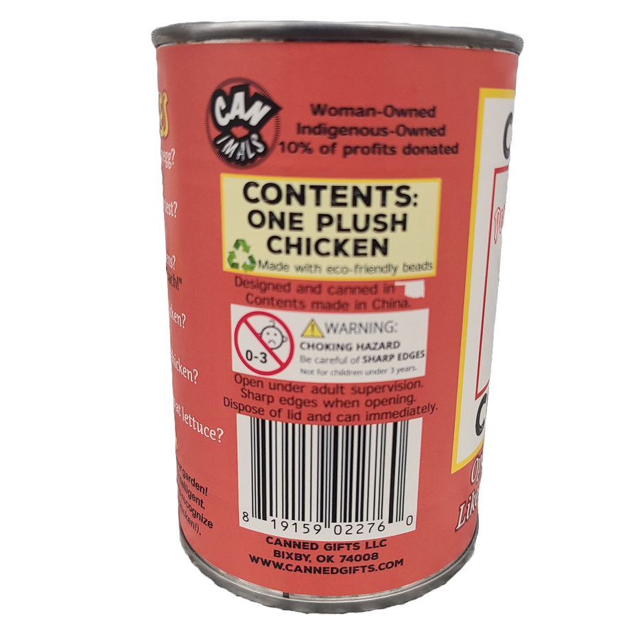 Canned Chicken Stuffed Animal