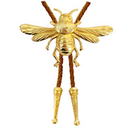 Gold Bumblebee Bolo Tie