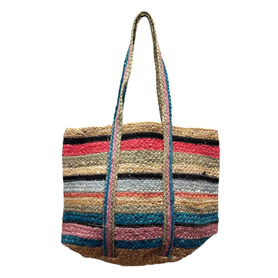 Hand-Dyed Pure Jute Tote