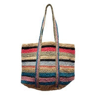 Hand-Dyed Pure Jute Tote