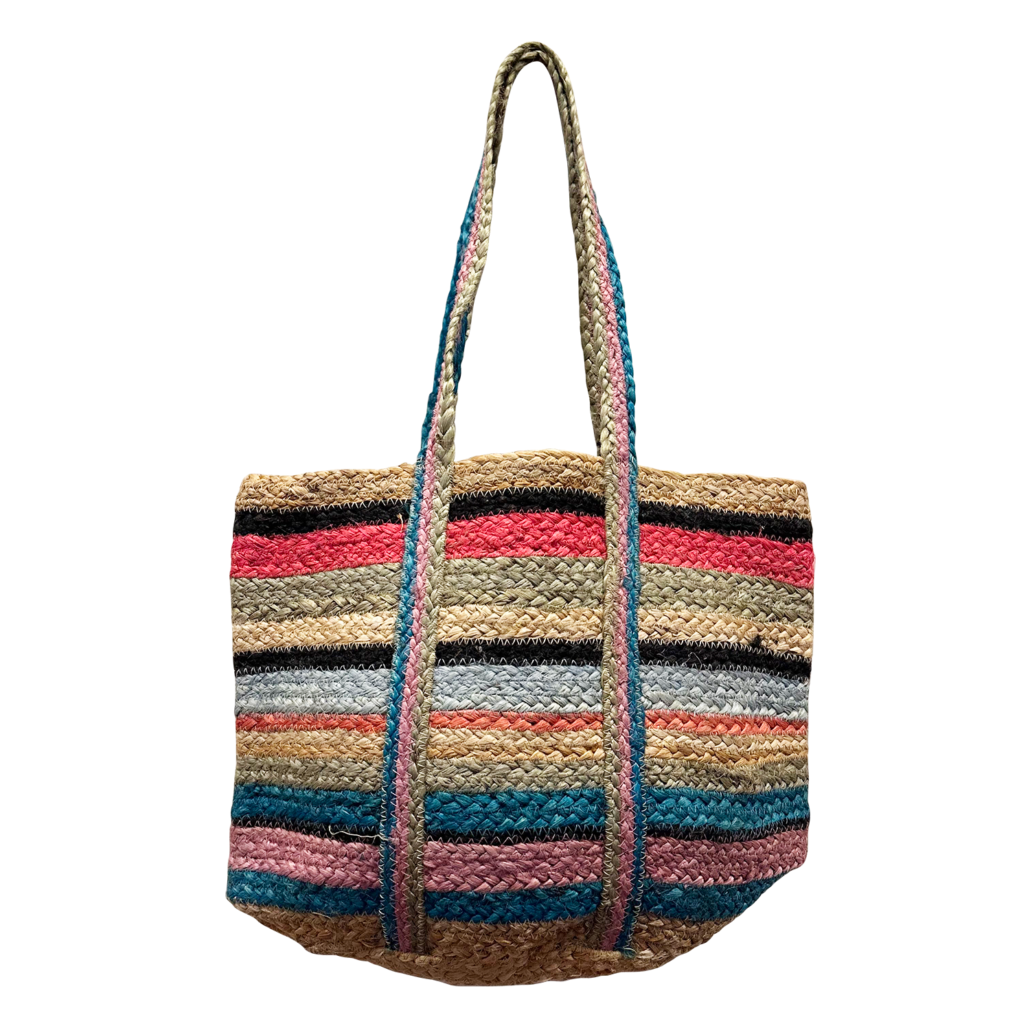 Hand-Dyed Pure Jute Tote