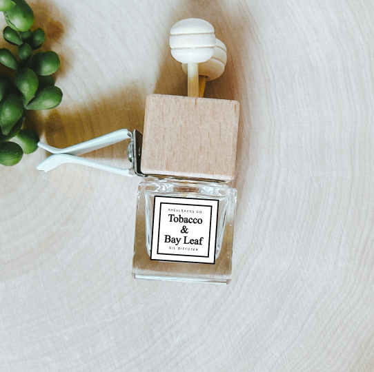 Tobacco + Bay Leaf Hanging Car Freshener