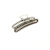 Silver Western Navajo Pearl Hair Claw
