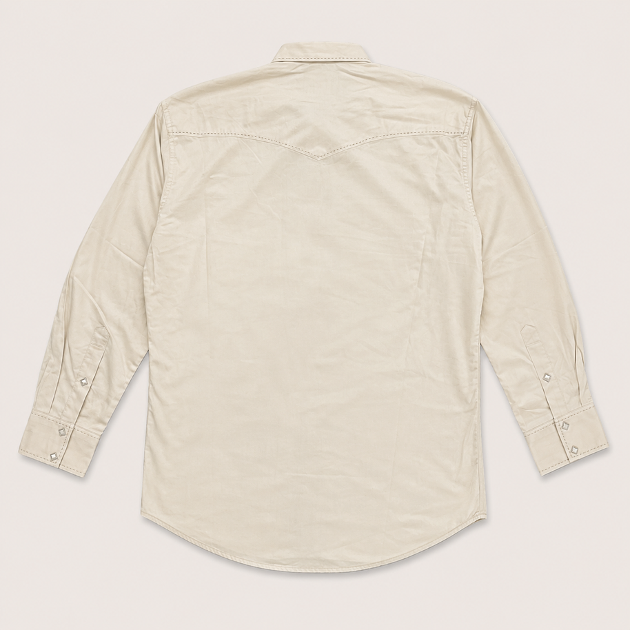 Western Snap Shirt, Tan