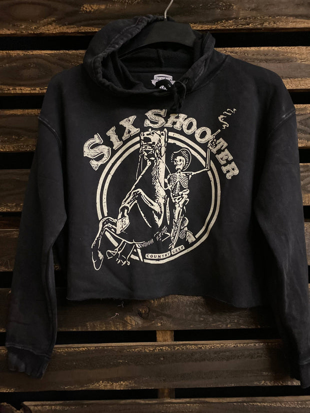 Six Shooter Cropped Hooded Sweatshirt