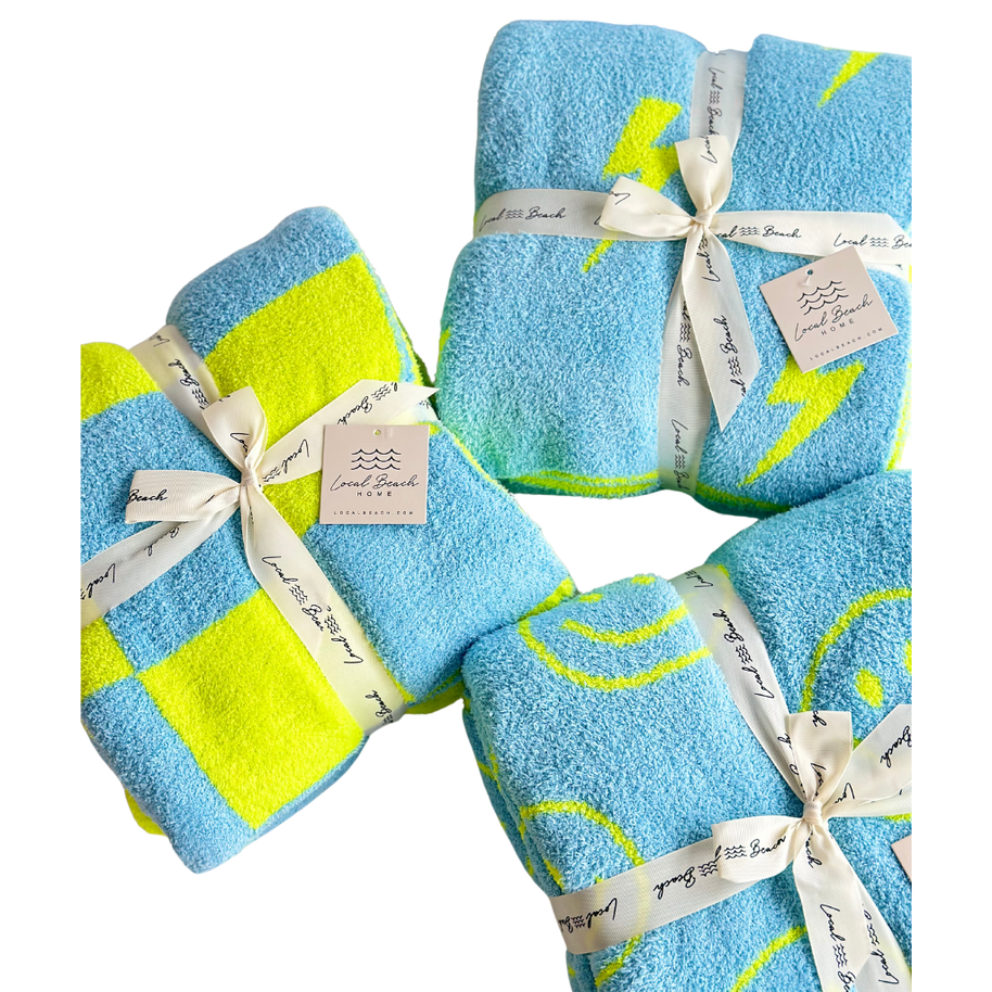 Lightning Bolt Luxe Home Blanket
