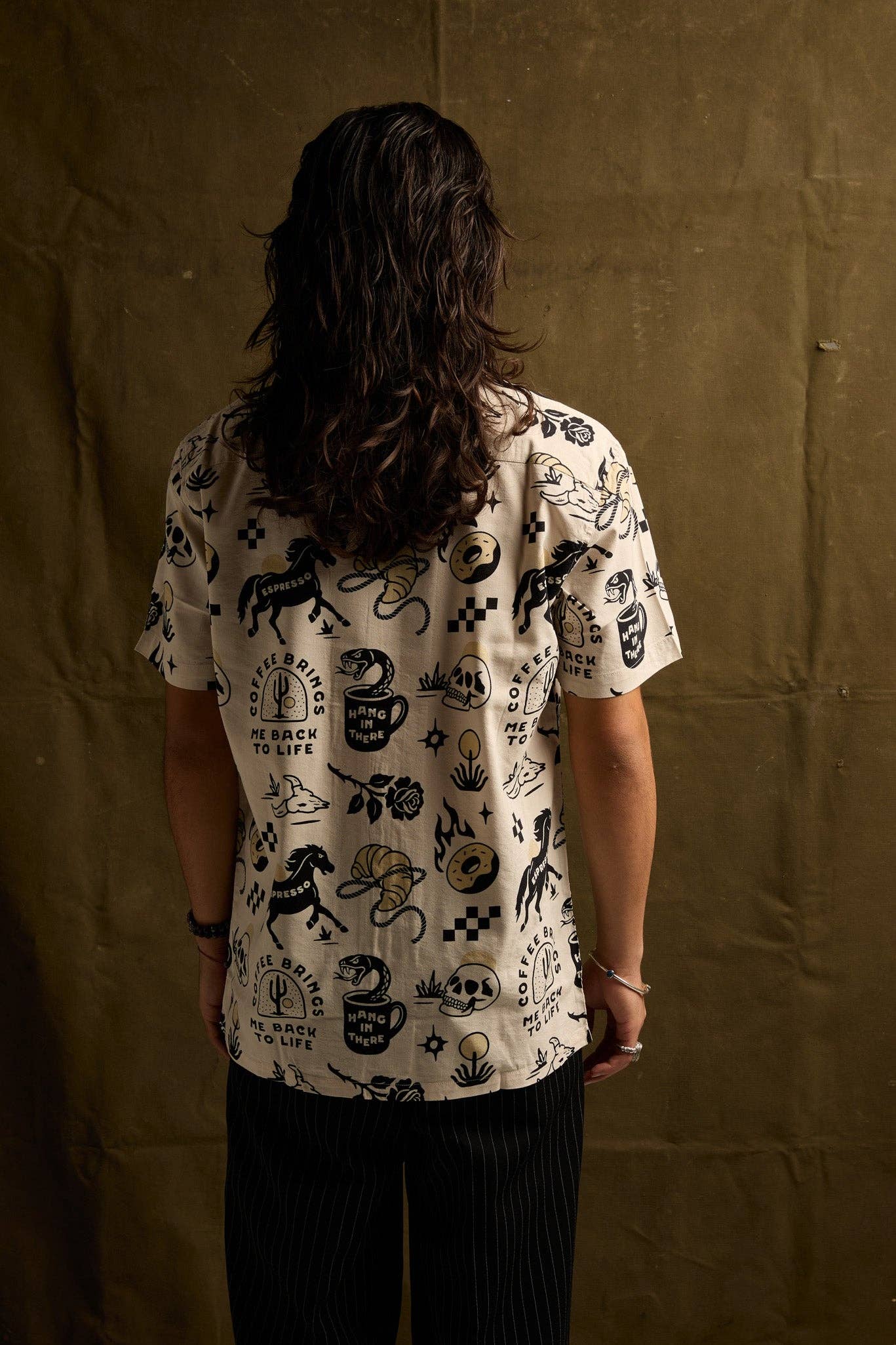 Cowboy Coffee Button-Up