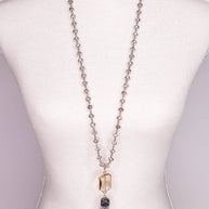 Athena Necklace in Smoke