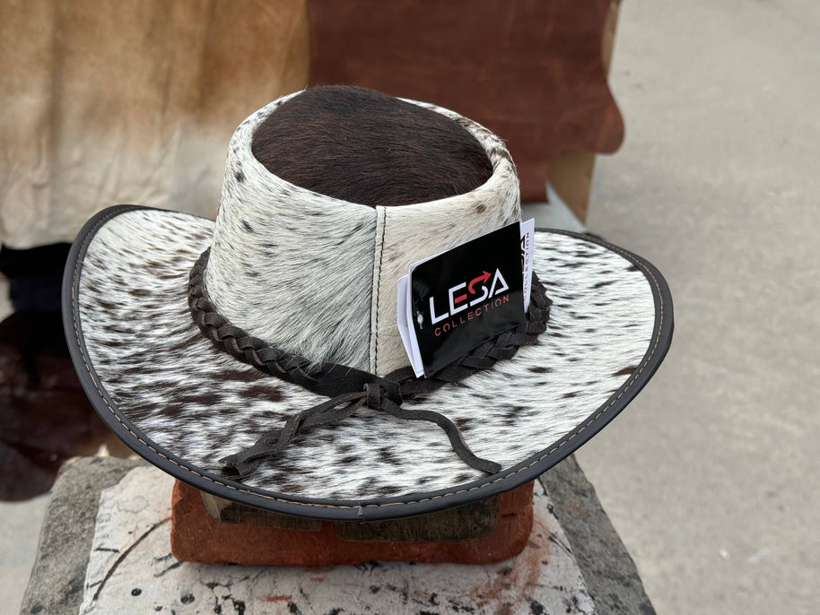 Cabello  Leather outback  Western Hat  Genuine Cow hair hat