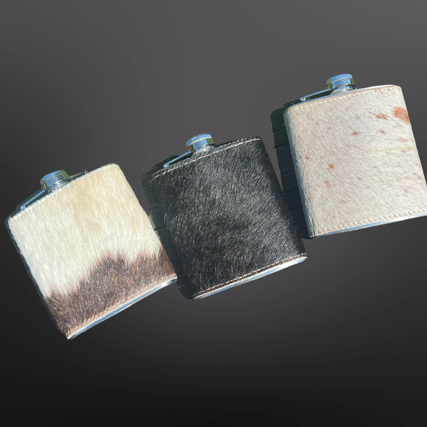 Cowhide Flask Stainless Steel