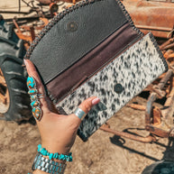 The Elva (Brown  Leather) Wallet a Haute Southern Hyde by Beth Marie Exclusive